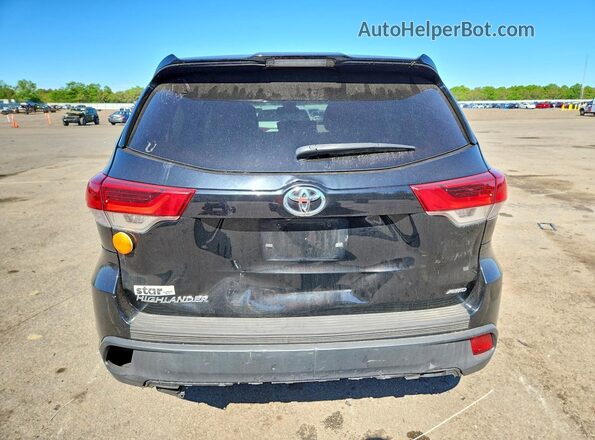 5TDBZRFH7HS377286 2017 TOYOTA HIGHLANDER Черный Вид сзади