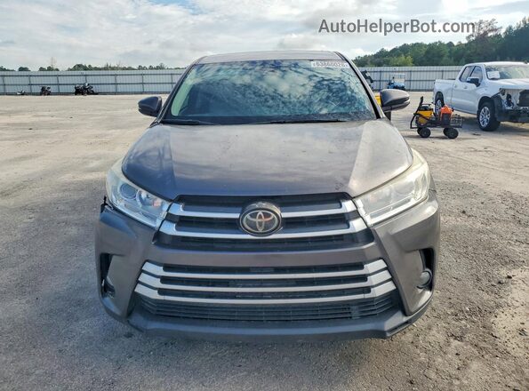 5TDBZRFH7HS416118 2017 TOYOTA HIGHLANDER Gray Vista frontal