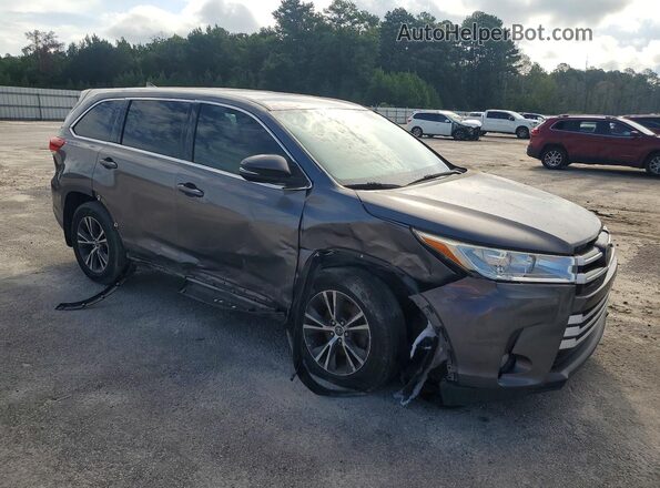 5TDBZRFH7HS416118 2017 TOYOTA HIGHLANDER Gray Delantero derecho