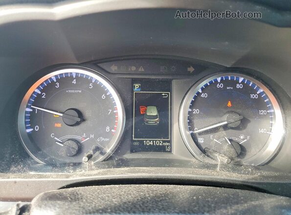 5TDBZRFH7HS416118 2017 TOYOTA HIGHLANDER Gray Vista del cuadro de instrumentos