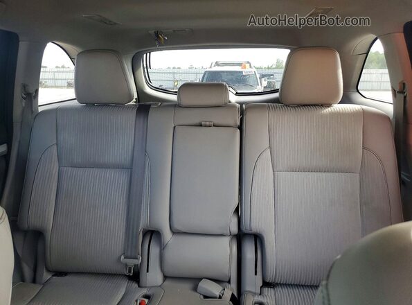 5TDBZRFH7HS416118 2017 TOYOTA HIGHLANDER Gray Vista de los asientos traseros
