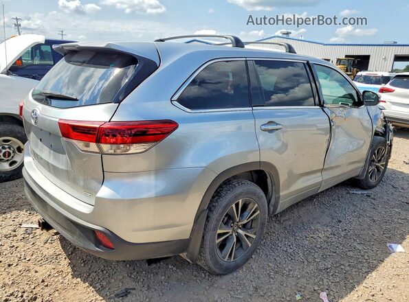 5TDBZRFH7HS442802 2017 TOYOTA HIGHLANDER Silver Trasero derecho