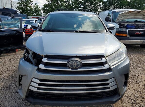5TDBZRFH7HS442802 2017 TOYOTA HIGHLANDER Silver Vista frontal