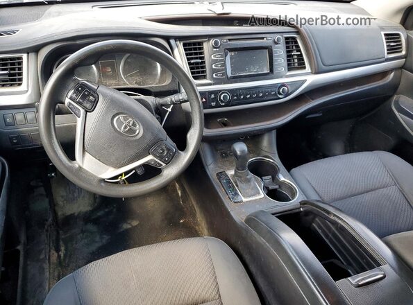 5TDBZRFH7HS442802 2017 TOYOTA HIGHLANDER Silver Vista del salpicadero