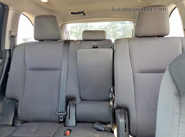 5TDBZRFH7HS442802 2017 TOYOTA HIGHLANDER Silver Vista de los asientos traseros