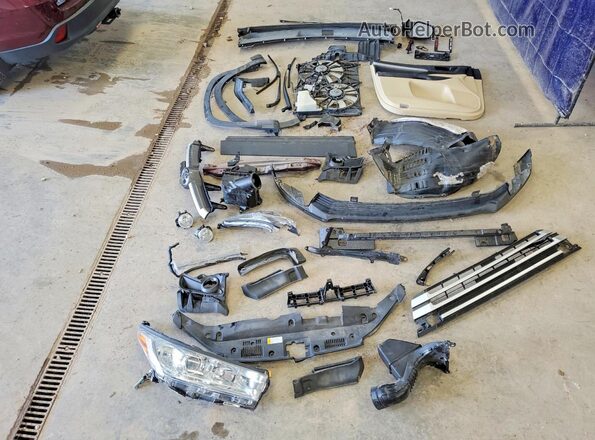5TDBZRFH7KS728009 2019 TOYOTA HIGHLANDER Бордовый Вид наклейки с VIN-кодом