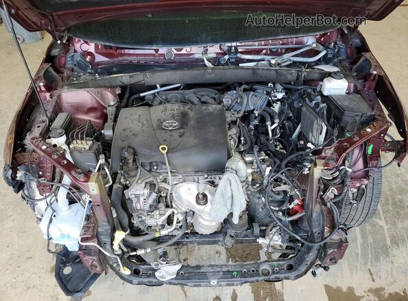 5TDBZRFH7KS728009 2019 TOYOTA HIGHLANDER Бордовый Вид подкапотного пространства