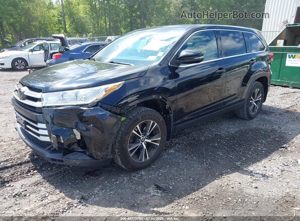 5TDBZRFH7KS986062 2019 TOYOTA HIGHLANDER Black Передня ліва чверть