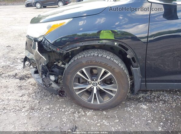 5TDBZRFH7KS986062 2019 TOYOTA HIGHLANDER Black Вид спереду