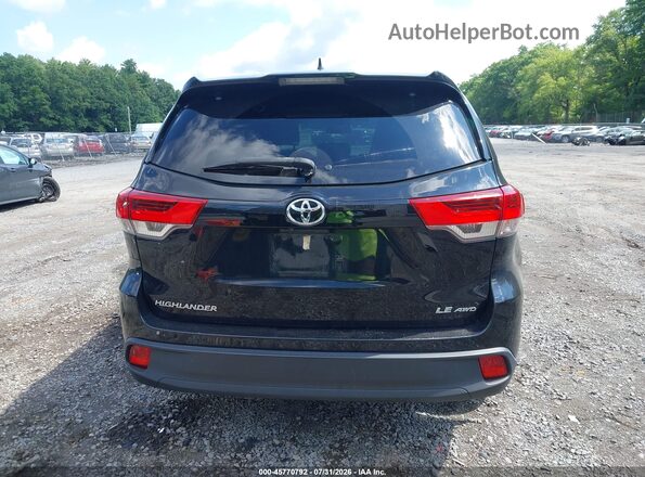 5TDBZRFH7KS986062 2019 TOYOTA HIGHLANDER Black 