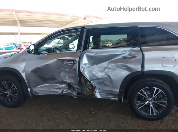 5TDBZRFH8HS429041 2017 TOYOTA HIGHLANDER Серебряный 