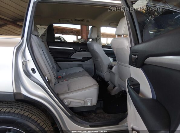 5TDBZRFH8HS429041 2017 TOYOTA HIGHLANDER Серебряный Вид наклейки с VIN-кодом