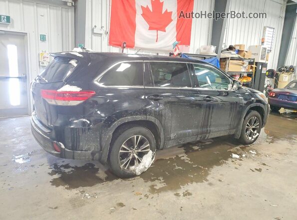 5TDBZRFH8JS827579 2018 TOYOTA HIGHLANDER Black Trasero derecho