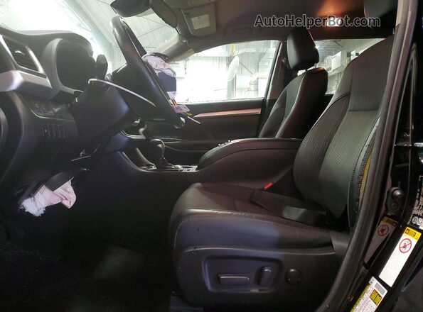 5TDBZRFH8JS827579 2018 TOYOTA HIGHLANDER Black Vista interior delantera