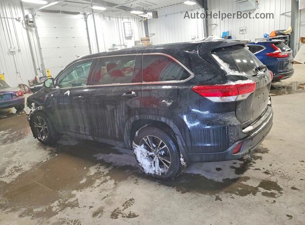 5TDBZRFH8JS827579 2018 TOYOTA HIGHLANDER Black Trasero izquierdo