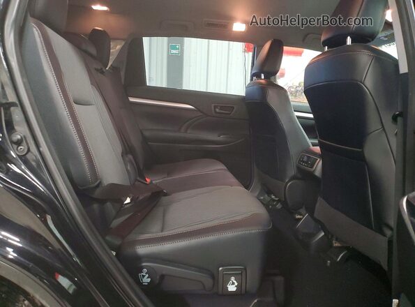 5TDBZRFH8JS827579 2018 TOYOTA HIGHLANDER Black Vista interior trasera