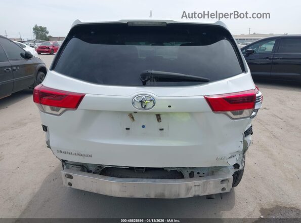 5TDBZRFH9JS494079 2018 TOYOTA HIGHLANDER White 