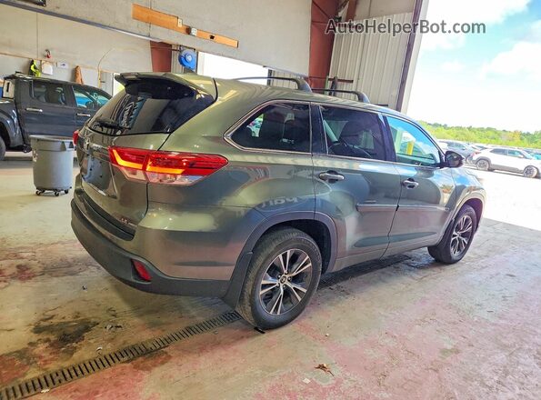 5TDBZRFHXHS384829 2017 TOYOTA HIGHLANDER Green უკანა მარჯვენა