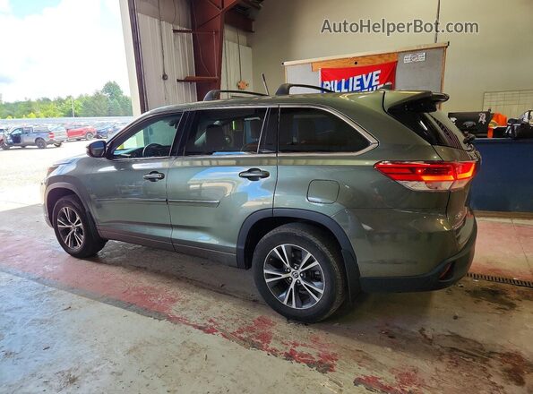 5TDBZRFHXHS384829 2017 TOYOTA HIGHLANDER Green უკანა მარცხენა