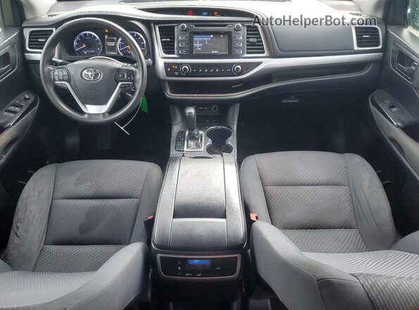 5TDBZRFHXKS712967 2019 TOYOTA HIGHLANDER Burgundy Vista del salpicadero