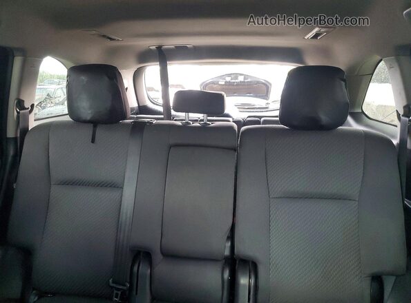 5TDBZRFHXKS712967 2019 TOYOTA HIGHLANDER Burgundy Vista de los asientos traseros
