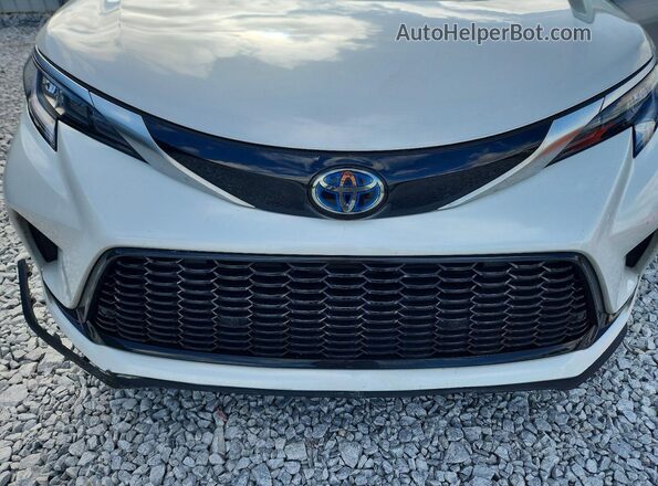 5TDCRKEC4PS154364 2023 TOYOTA SIENNA White Engine compartment view