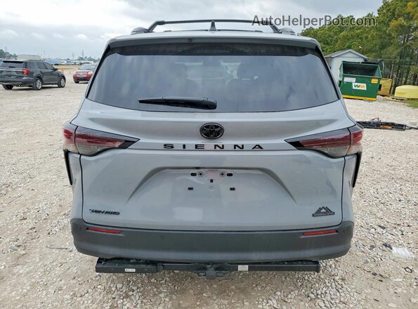 5TDCSKFC0TS229042 2026 TOYOTA SIENNA Gray Vista trasera