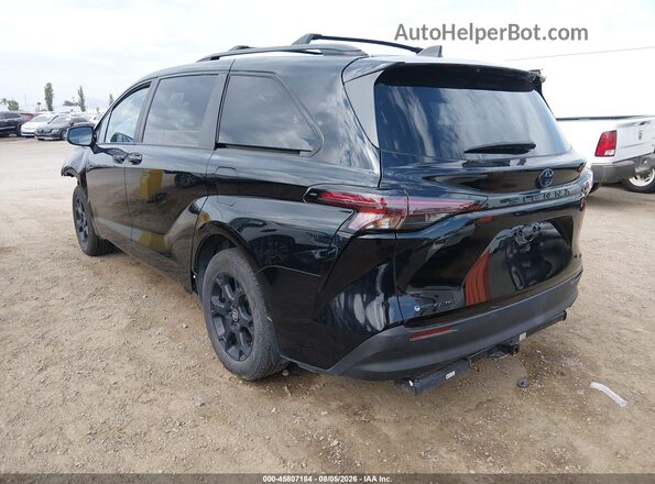 5TDCSKFC3SS175878 2025 TOYOTA SIENNA Black Հետևի ձախ