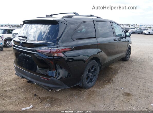5TDCSKFC3SS175878 2025 TOYOTA SIENNA Black Հետևի աջ