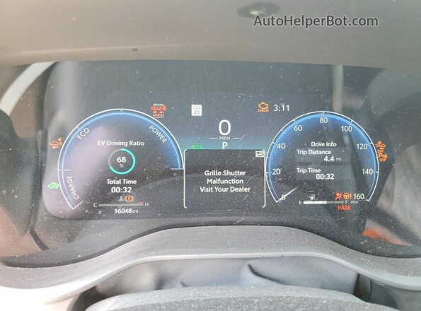 5TDCSKFC4SS166879 2025 TOYOTA SIENNA Gray Widok zestawu wskaźników