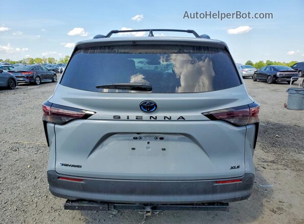 5TDCSKFC4SS166879 2025 TOYOTA SIENNA Gray Widok z tyłu