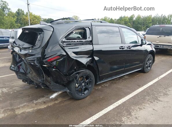 5TDCSKFC5SS168785 2025 TOYOTA SIENNA Black Trasero derecho