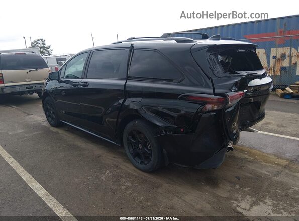 5TDCSKFC5SS168785 2025 TOYOTA SIENNA Black Trasero izquierdo