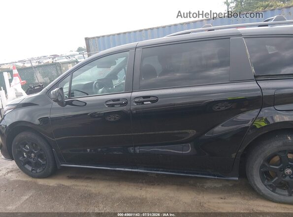5TDCSKFC5SS168785 2025 TOYOTA SIENNA Black Vista interior trasera