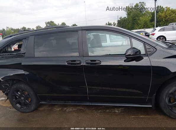 5TDCSKFC5SS168785 2025 TOYOTA SIENNA Black Vista del cuadro de instrumentos