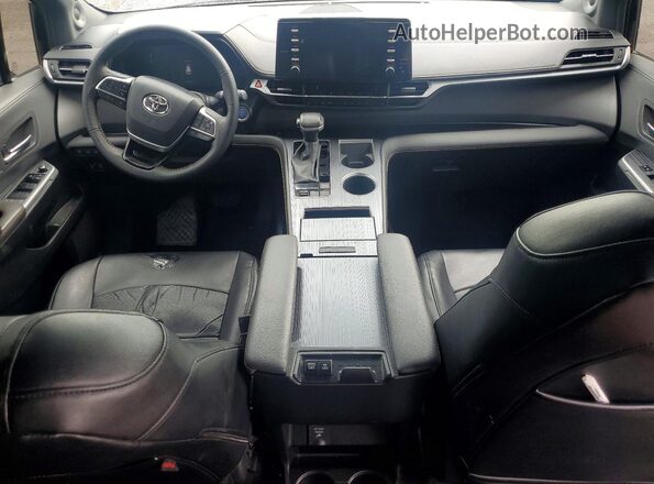 5TDCSKFC6PS106268 2023 TOYOTA SIENNA Black წინა პანელის ხედი
