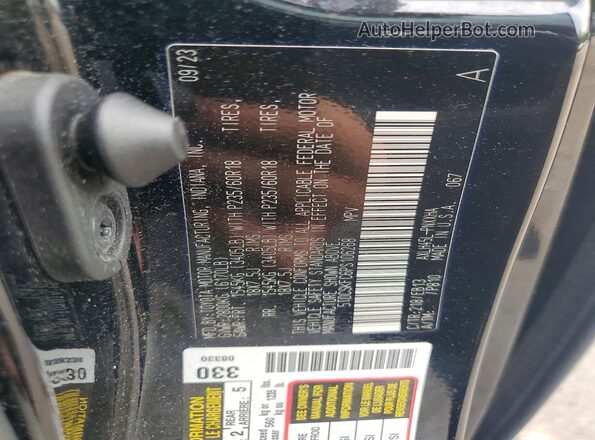 5TDCSKFC6PS106268 2023 TOYOTA SIENNA Black VIN კოდის სტიკერის ხედი