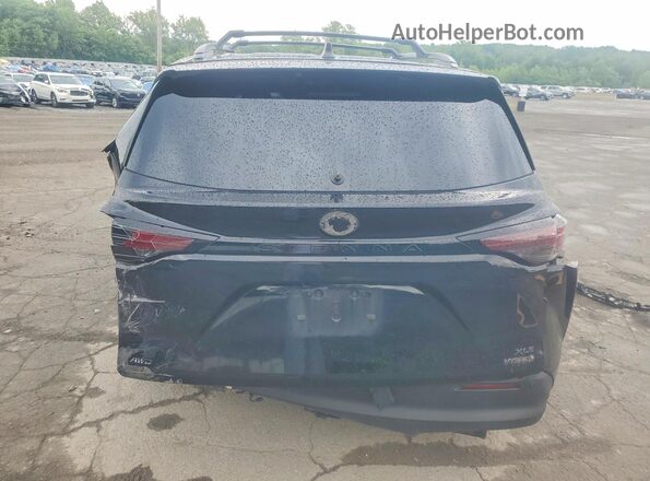 5TDCSKFC6PS106268 2023 TOYOTA SIENNA Black უკანა ხედი