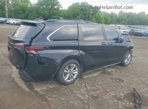 5TDCSKFC6PS106268 2023 TOYOTA SIENNA Black უკანა მარჯვენა