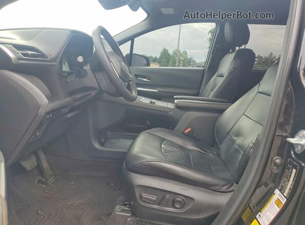 5TDCSKFC6PS106268 2023 TOYOTA SIENNA Black წინა სალონის ხედი