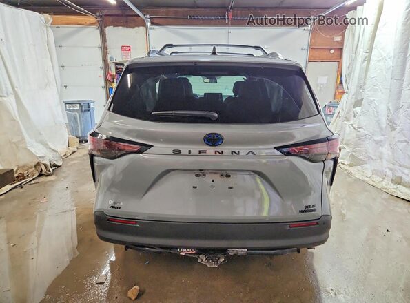 5TDCSKFC6RS143744 2024 TOYOTA SIENNA Gray Widok z tyłu