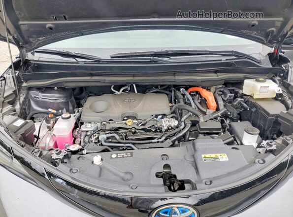 5TDCSKFCXSS223568 2025 TOYOTA SIENNA Gray ძრავის განყოფილების ხედი