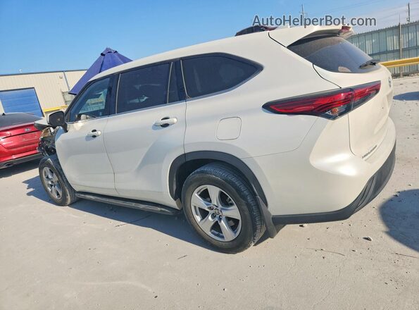 5TDCZRAH0LS021492 2020 TOYOTA HIGHLANDER Белый Передняя правая четверть