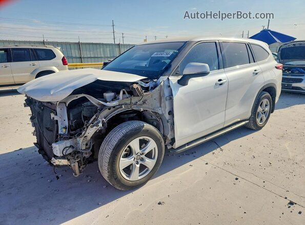 5TDCZRAH0LS021492 2020 TOYOTA HIGHLANDER Белый Задняя левая четверть