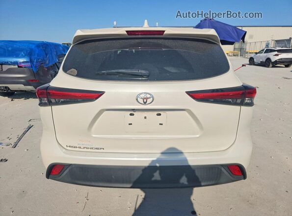 5TDCZRAH0LS021492 2020 TOYOTA HIGHLANDER Белый Вид задней части салона