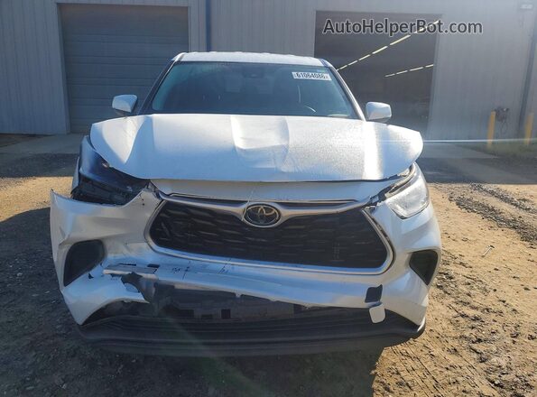 5TDCZRAH2NS125629 2022 TOYOTA HIGHLANDER White Դիմացի տեսք