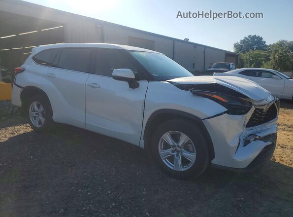 5TDCZRAH2NS125629 2022 TOYOTA HIGHLANDER White Առջևի աջ