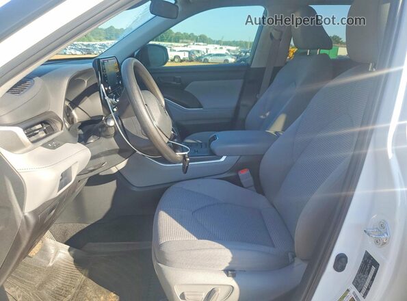 5TDCZRAH2NS125629 2022 TOYOTA HIGHLANDER White Սալոնի դիմացի տեսք