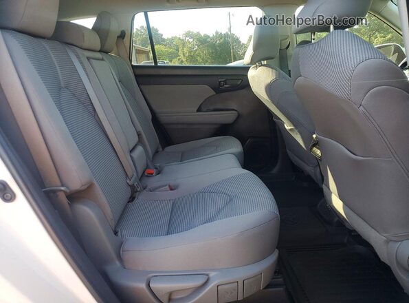 5TDCZRAH2NS125629 2022 TOYOTA HIGHLANDER White Սալոնի հետևի տեսք