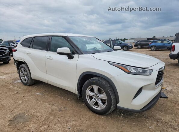5TDCZRAH3LS001365 2020 TOYOTA HIGHLANDER White Առջևի աջ